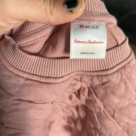 Hanna Andersson Quilted Jogger and Pullover set | Size 2 - Picture 5 of 6